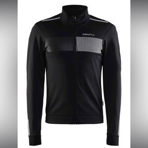 Craft Verve Glow Waterproof Biking Jacket Black Sz S Bike Cycling Gear Tactical